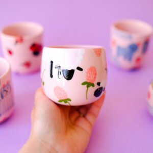 OVEČKY S ĎATELINOU Latte cup