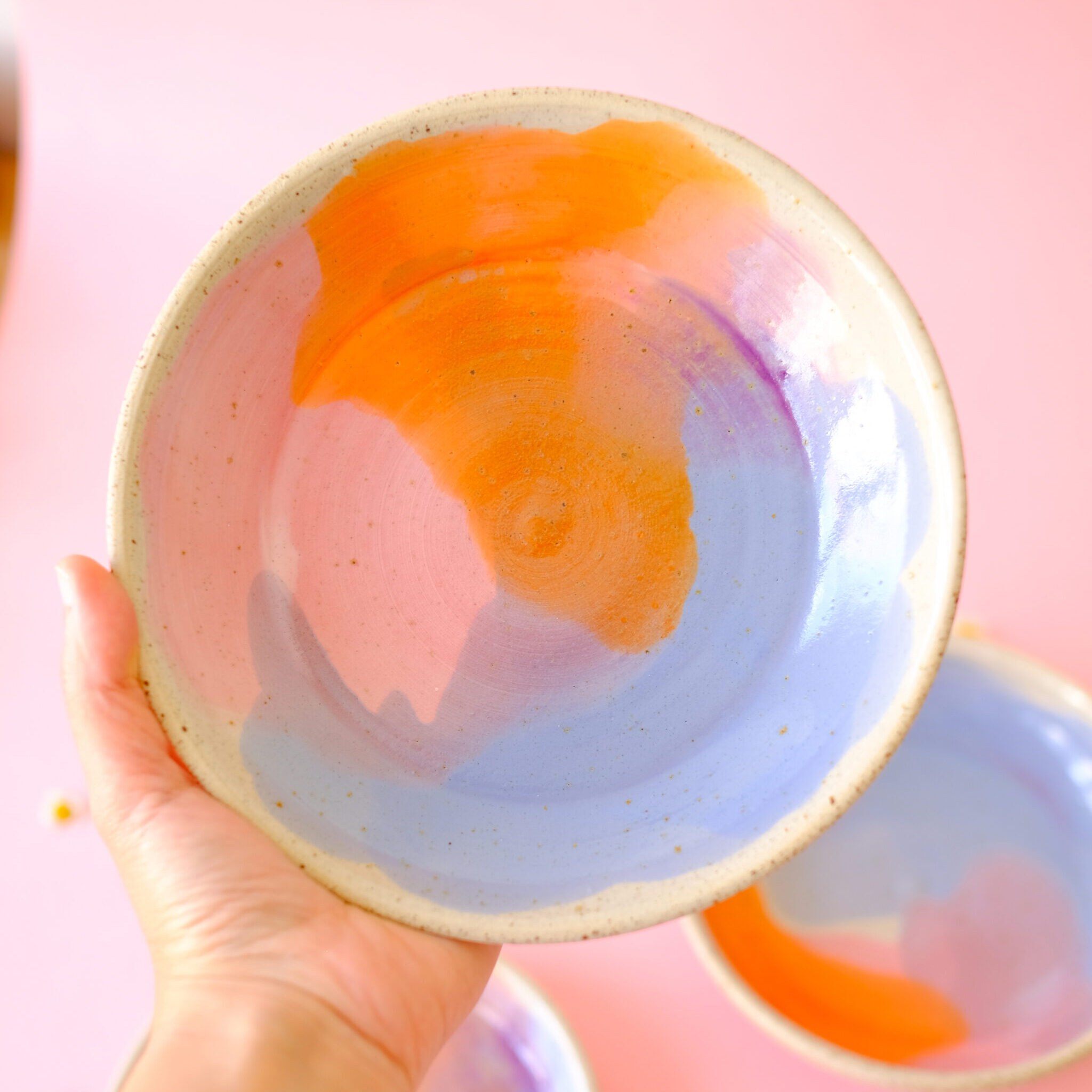 MAXI Pasta bowl Watercolor – Obrázok 5
