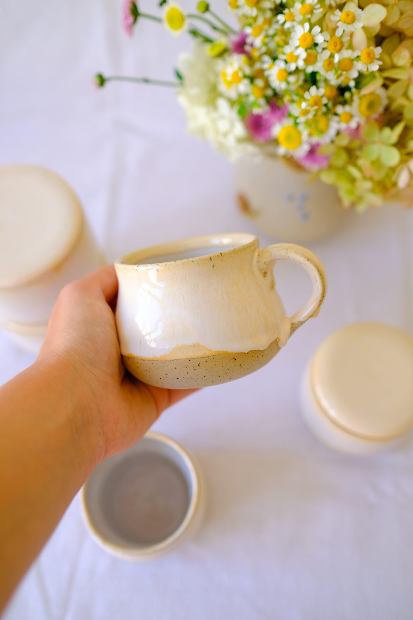 Chubby mug - APRICOT CREAM – Obrázok 3