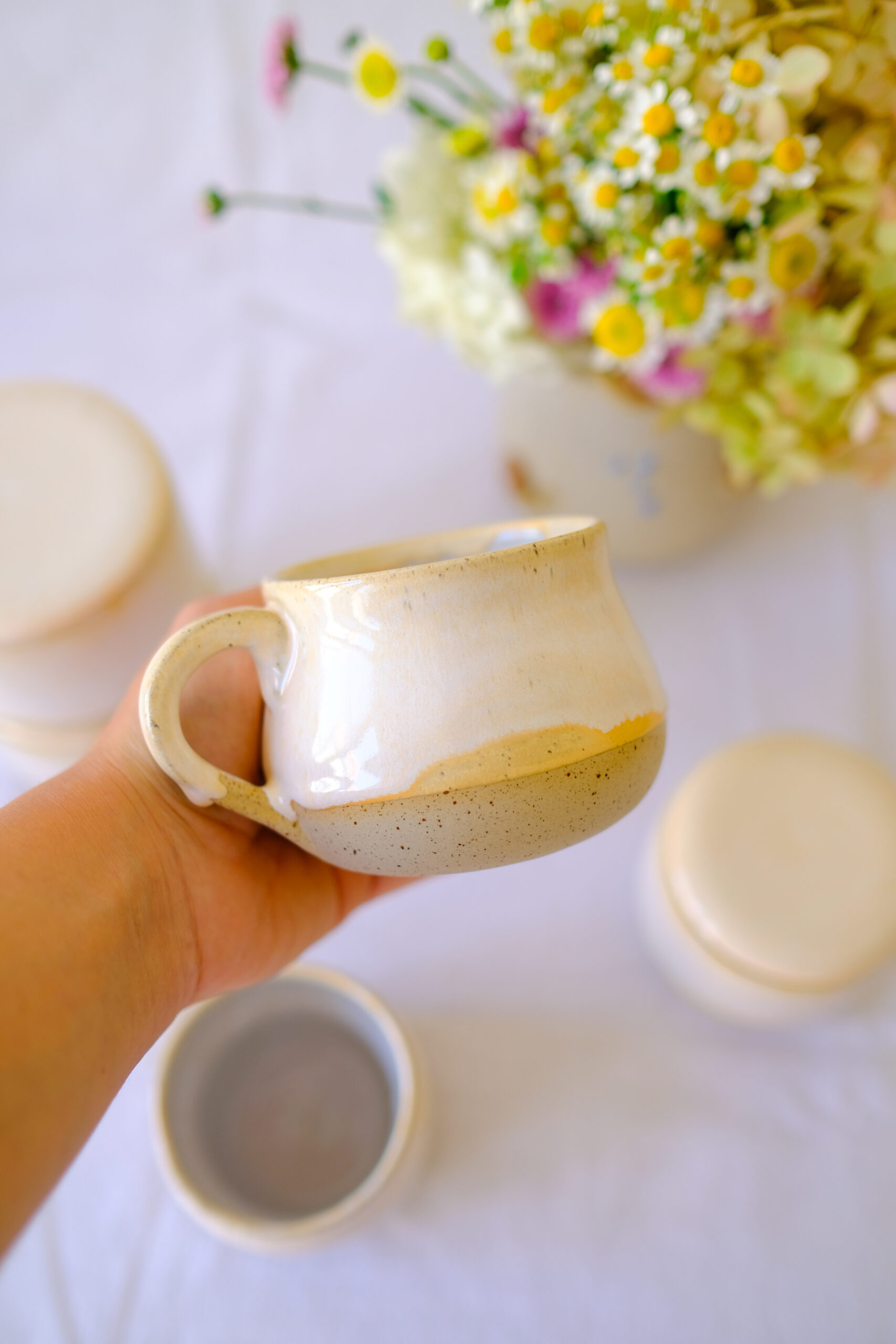 Chubby mug - APRICOT CREAM – Obrázok 4