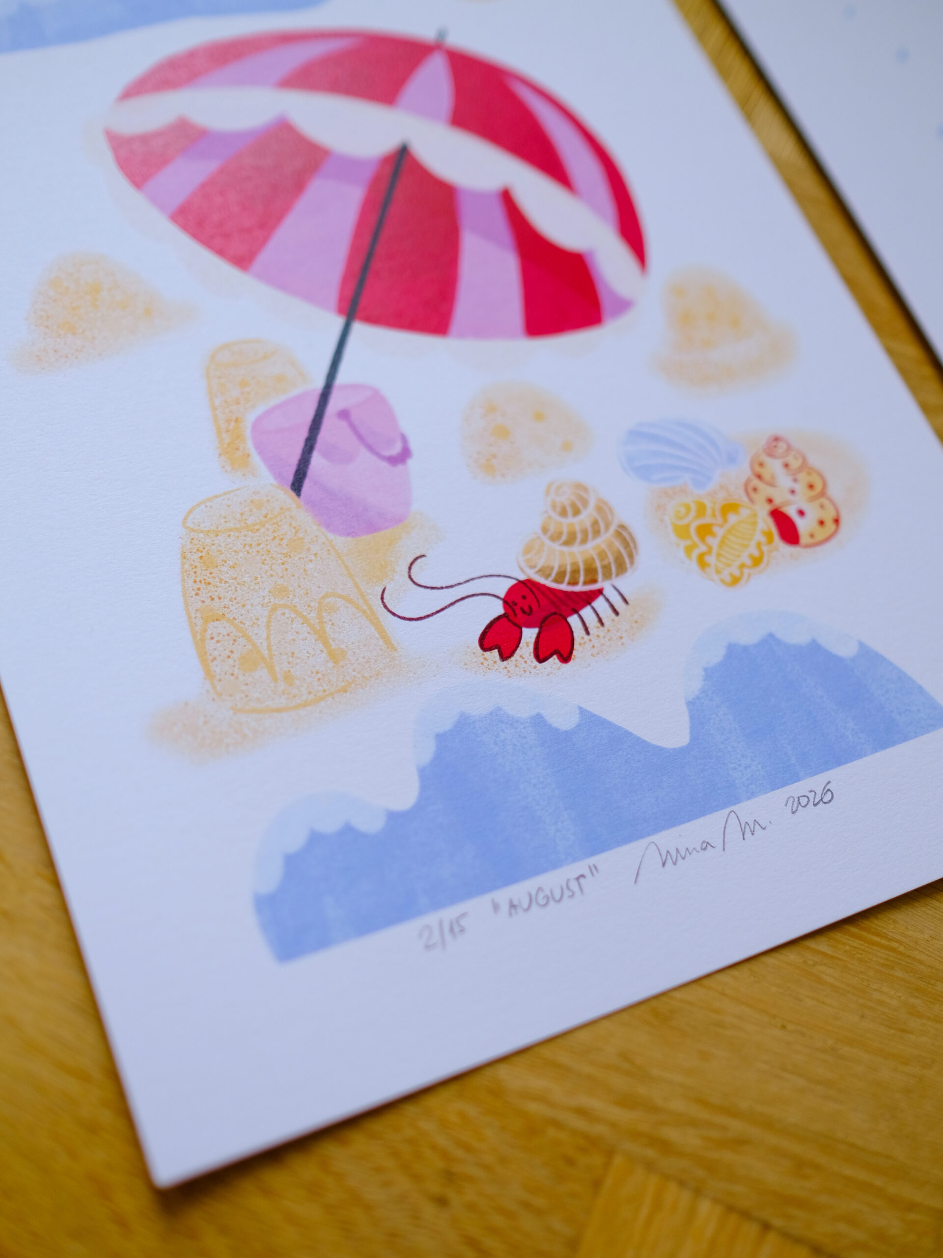 Art print "AUGUST" – Obrázok 8
