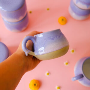Chubby mug - PURPLE RAIN